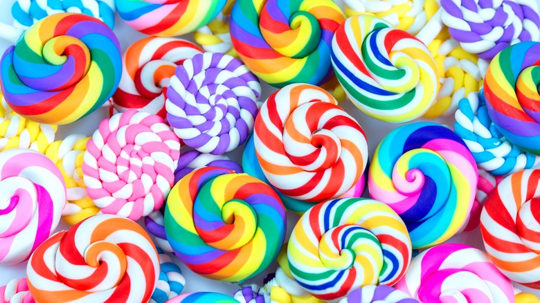 Pile of colorful candies 