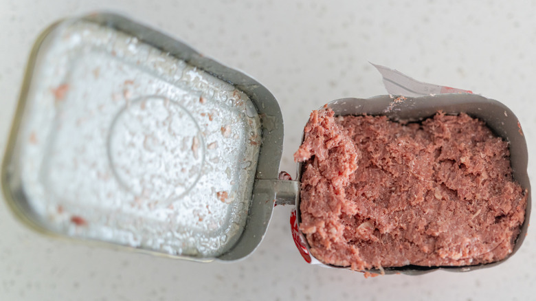 Old fashioned tin of corned beef