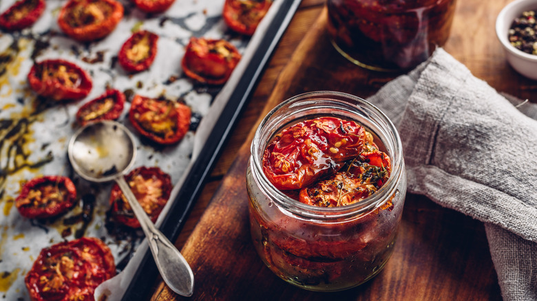 Jar of Sundried Tomatoes