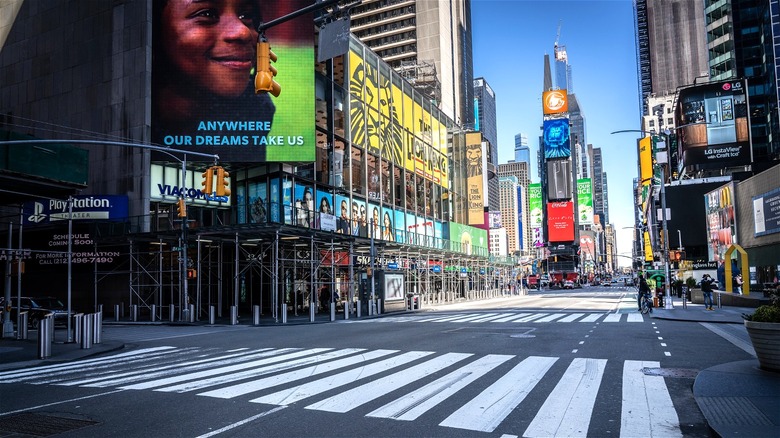 New York City street advertisements