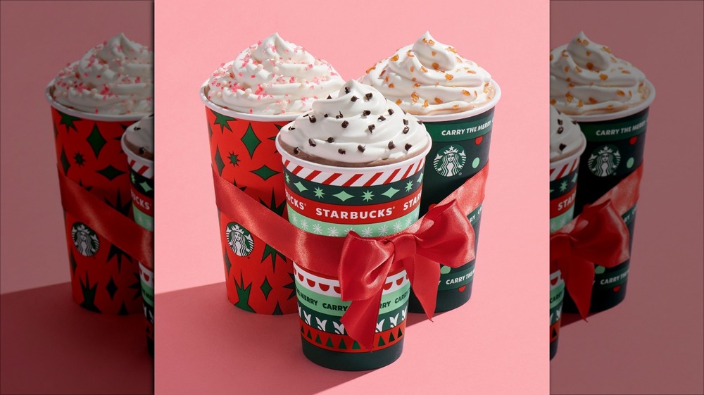 Starbucks holiday cups