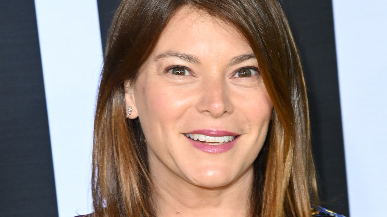 Gail Simmons in diamond earrings