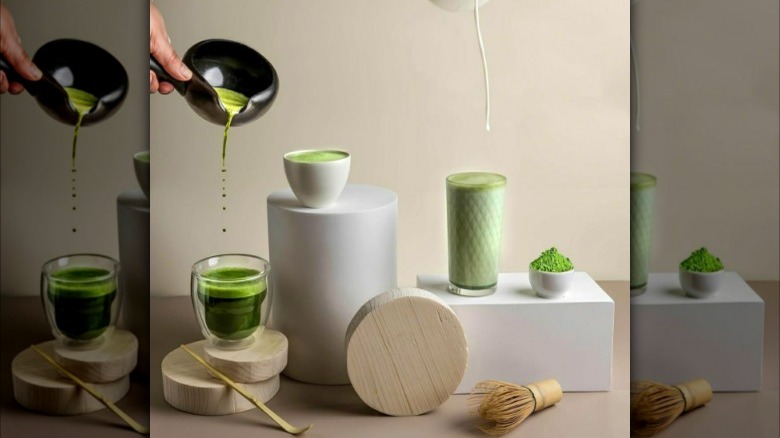 matcha green tea drinks