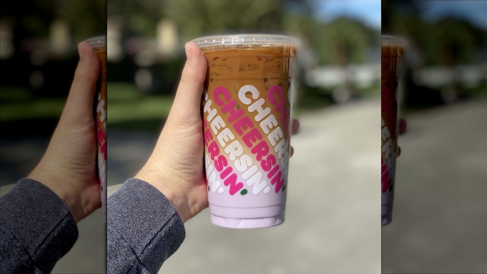 Dunkin's new Sugarplum Macchiato drink