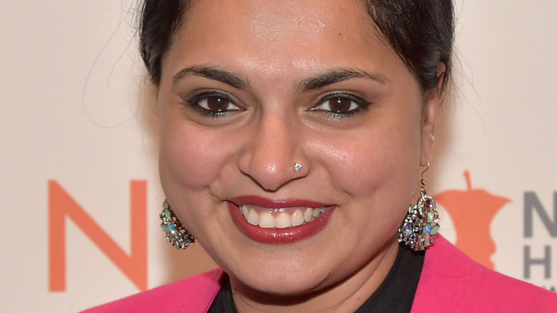 Maneet Chauhan smiling at event