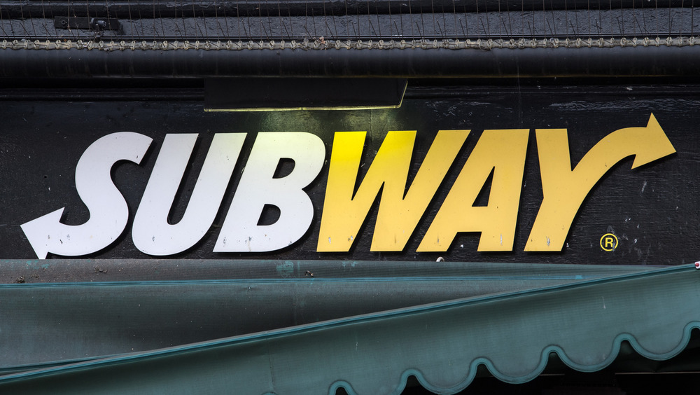 Subway exterior sign