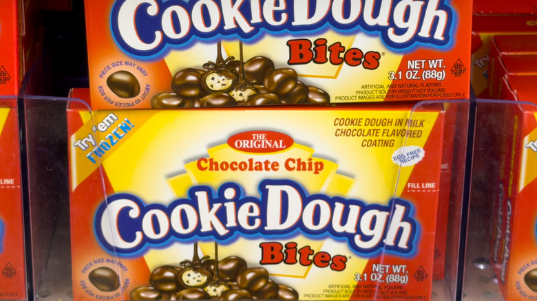Boxes of Cookie Dough Bites