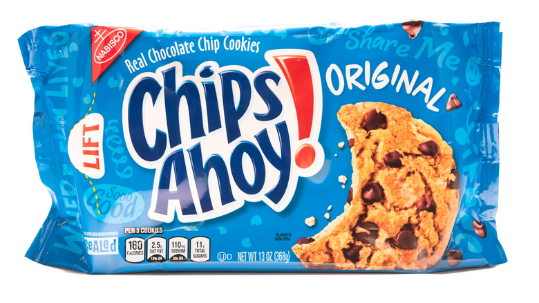 Package of Chips Ahoy! chocolate chip cookies