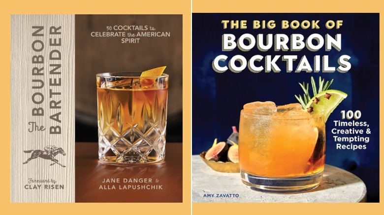 The Bourbon Bartender book (left) and The Big Book of Bourbon Cocktails (right)