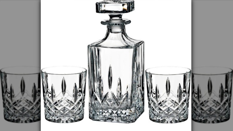 Waterford Stacking Decanter and Tumblers