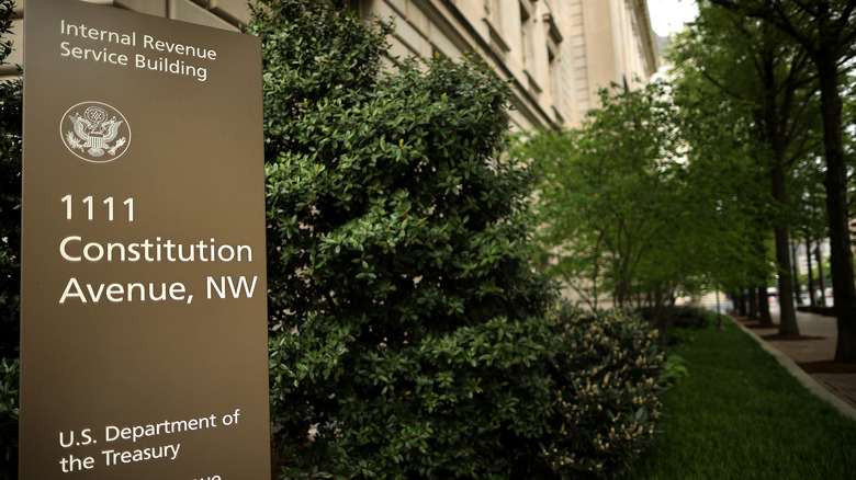 The IRS building