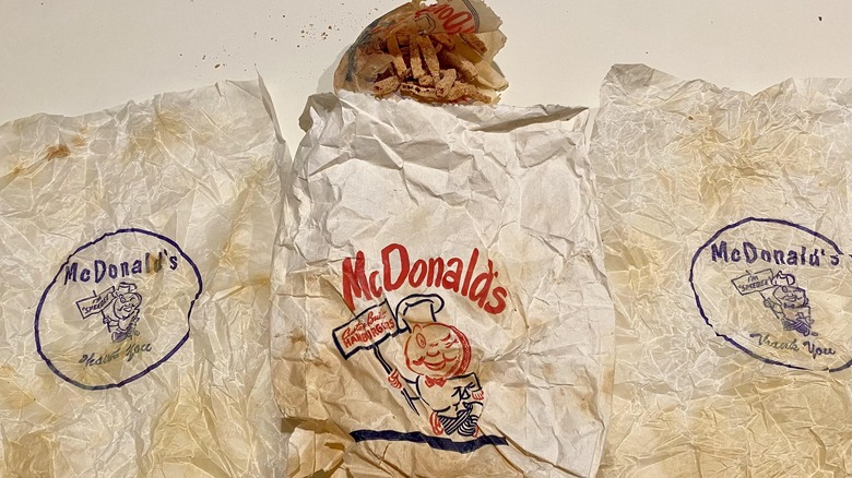 Petrified McDonald's meal