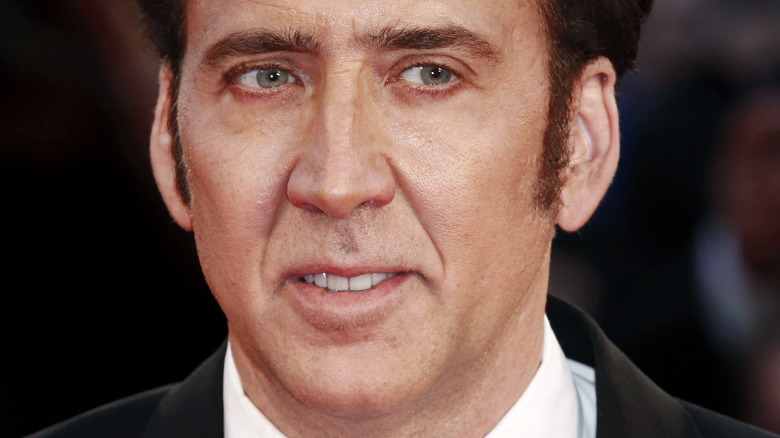 Nicolas Cage smiling