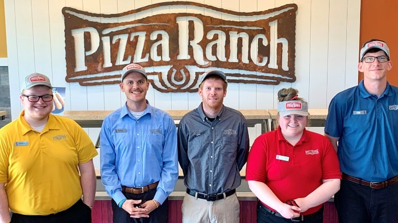 Pizza Ranch with employees