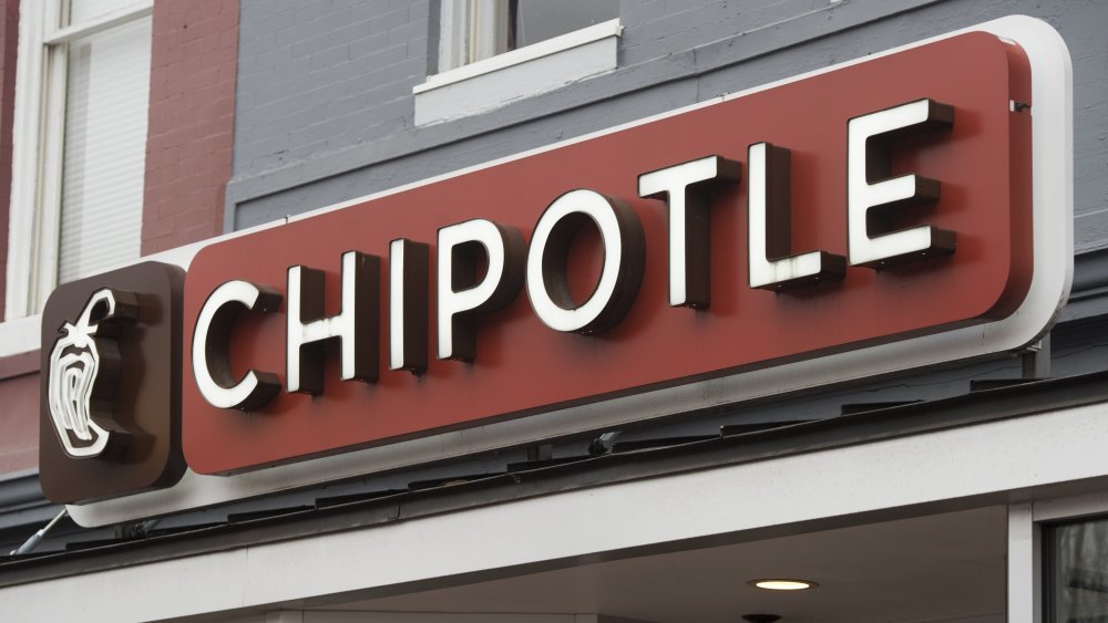 Chipotle sign