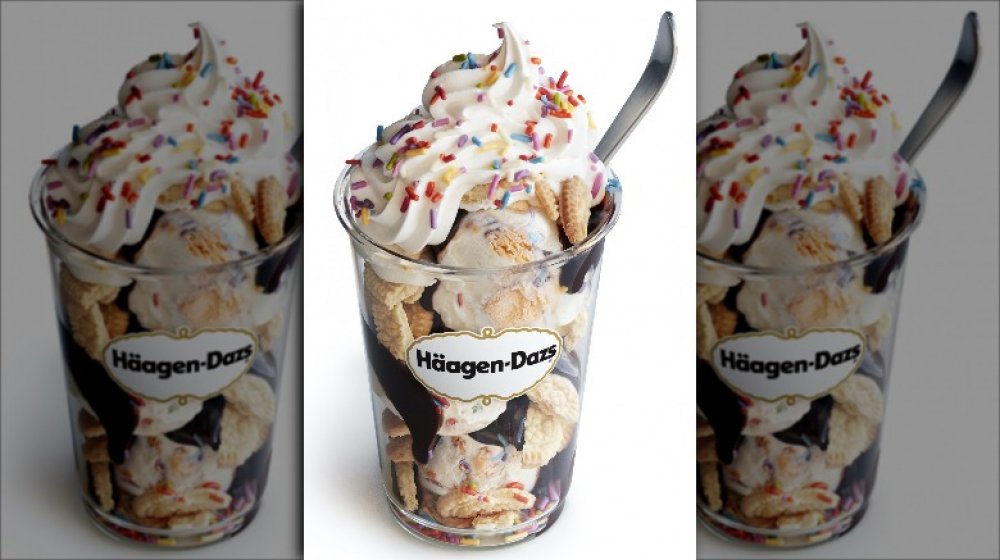 Häagen-Dazs celebratory premium Birthday Cake Dazzler Sundae