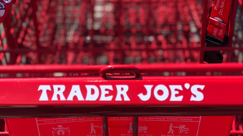 Trader Joe's red cart