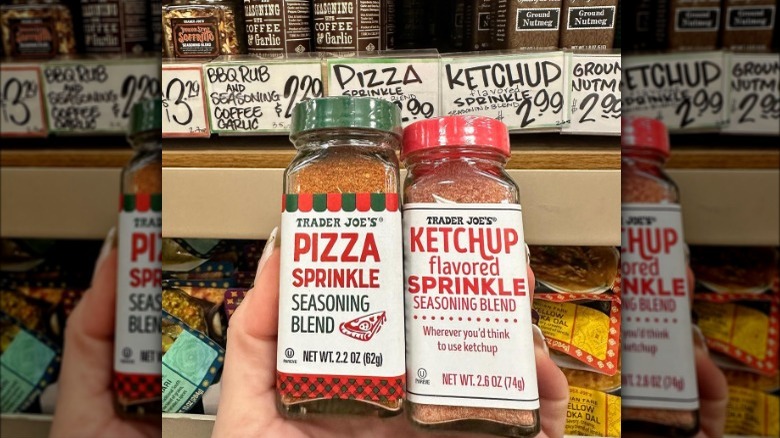 Trader Joe's new Pizza and Ketchup-flavored Sprinkle seasoning blends