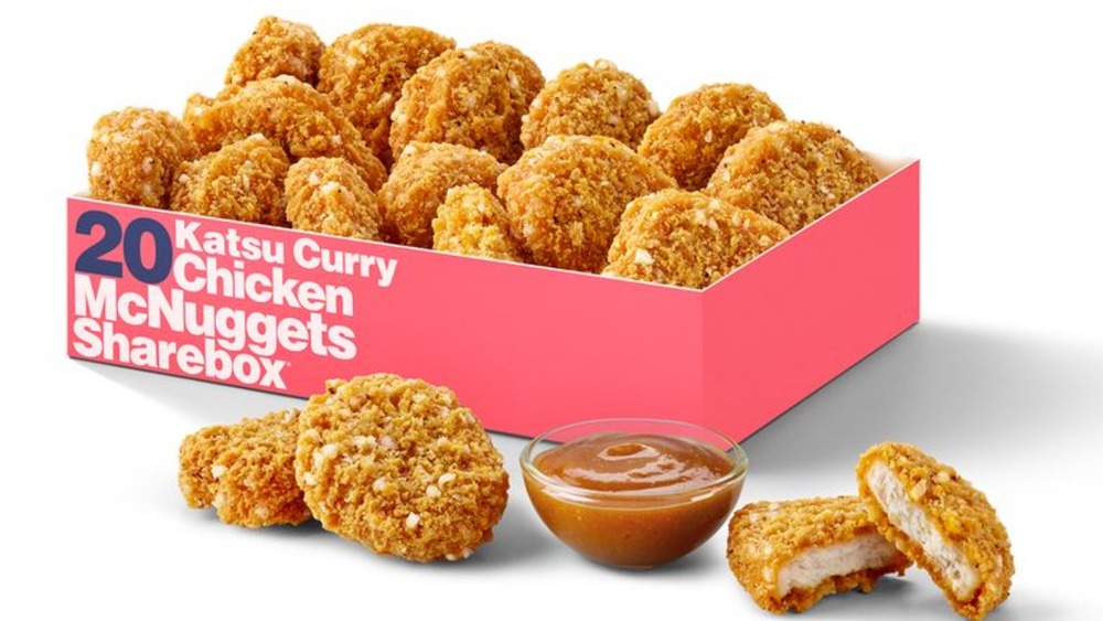 McDonald's katsu curry McNuggets 20-piece