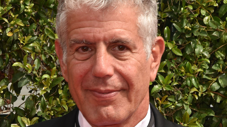 Anthony Bourdain smiling 