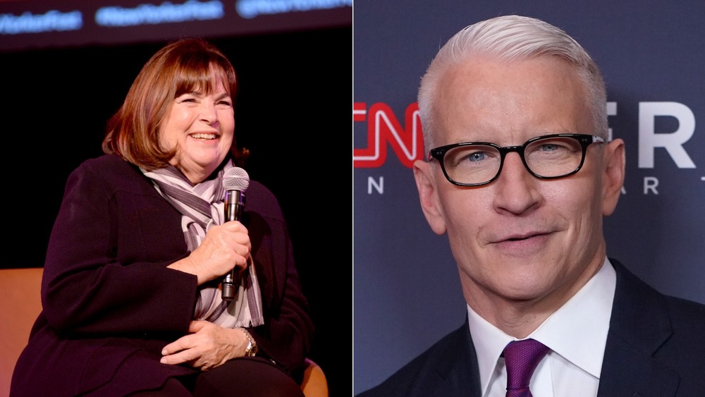 Ina Garten and Anderson Cooper