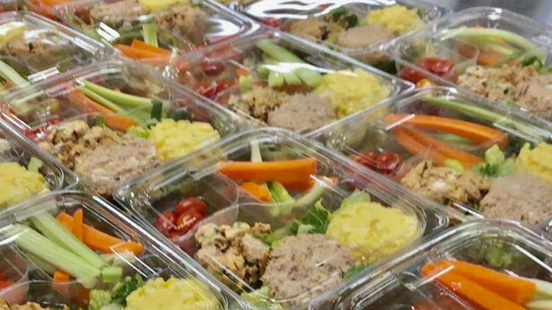 Actual meal boxes from Cultivated Javits