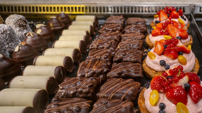 Bakery display in NYC