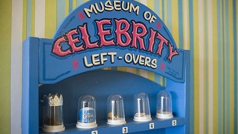 Celebrity leftover museum display