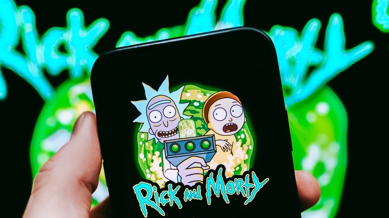 Rick and Morty on iPhone