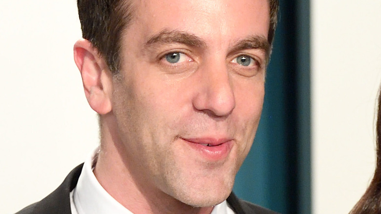 B.J. Novak posing