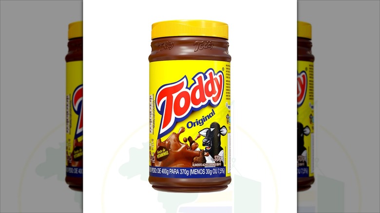 Unopened container of Toddy chocolate drink mix