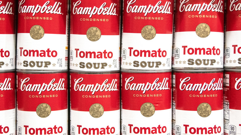 Campbell's tomato soup cans