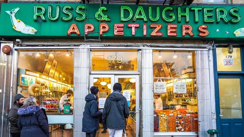 Russ & Daughters shopfront 