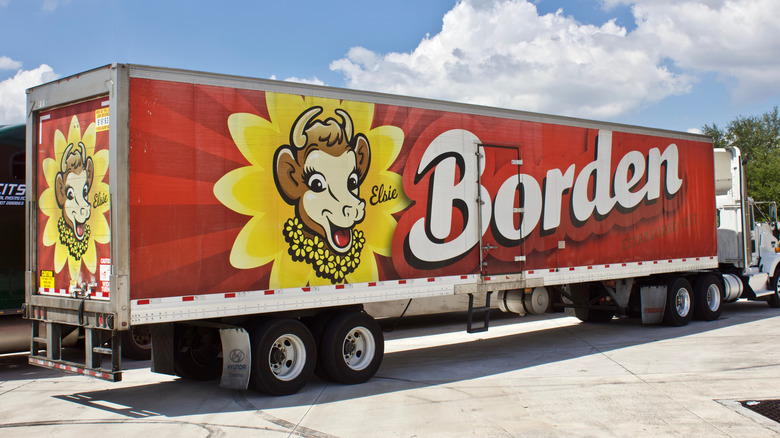 Borden dairy truck