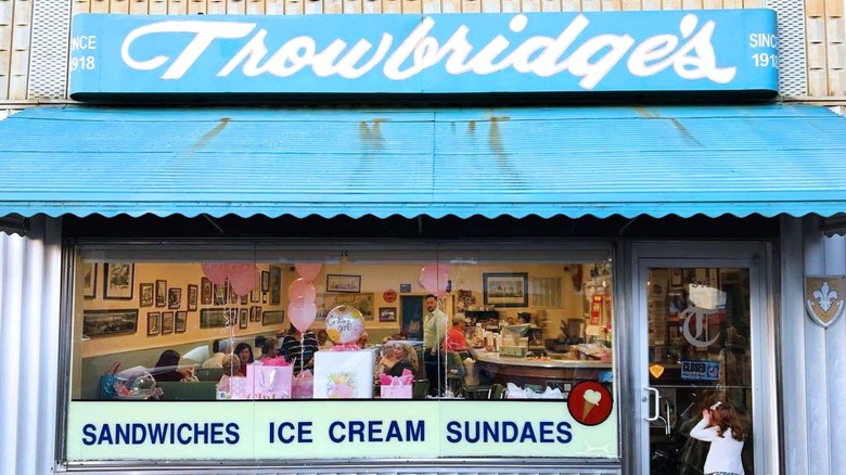 a picture of Trowbridge ice cream storefront