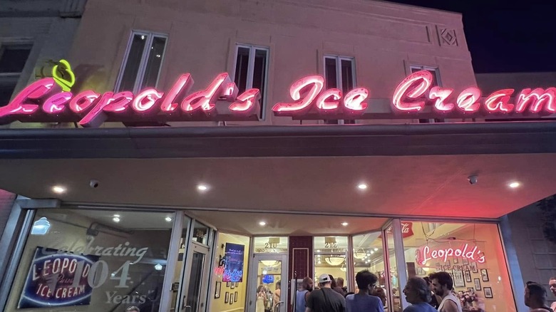 Leopold's ice cream sign