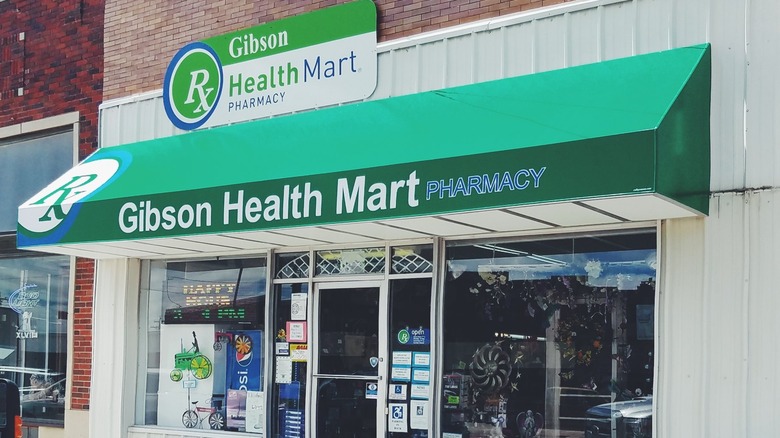 Gibson health mart storefront