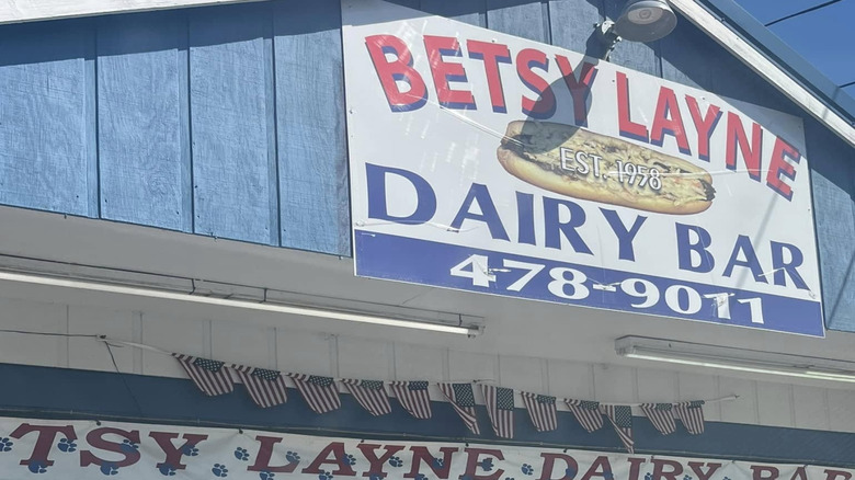Betsy Layne dairy bar sign