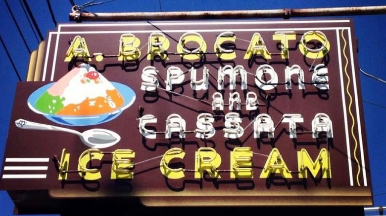 Angelo Brocato store sign