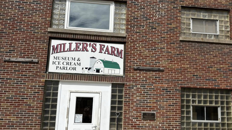 Miller's Ice Cream storefront