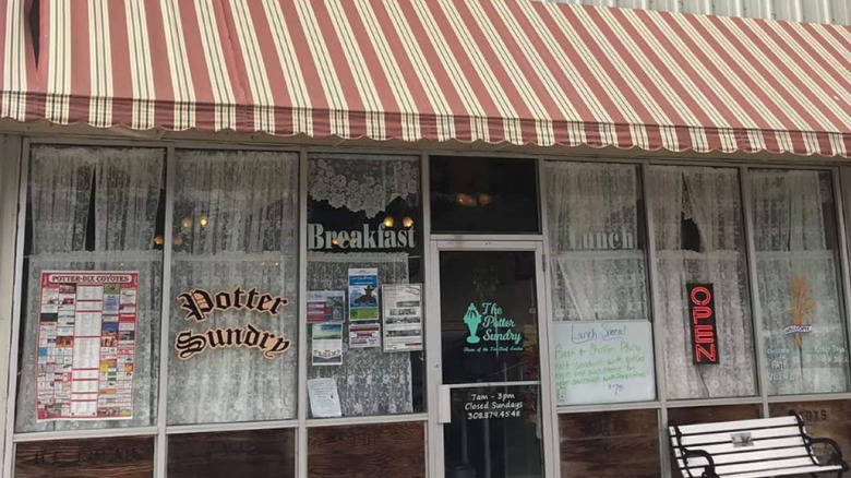 Potter sundry storefront