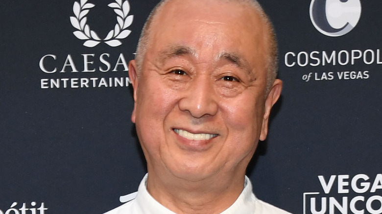 Nobu Matsuhisa on red carpet