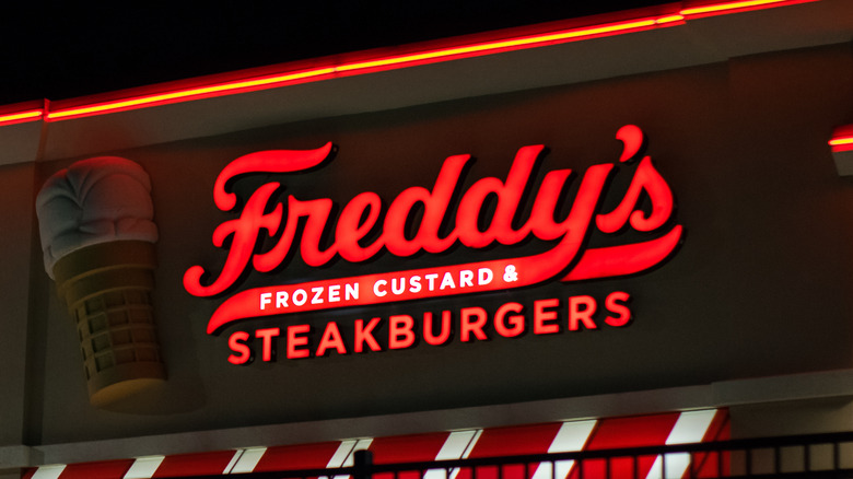 Red Freddy's sign