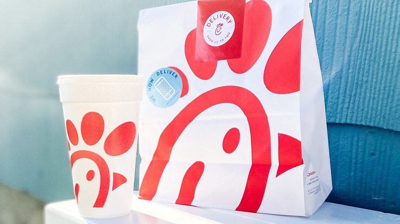 Chick-fil-A bag and cup