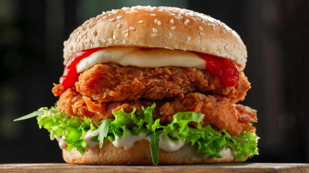 Spicy chicken sandwich