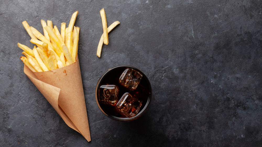 Fries and soda