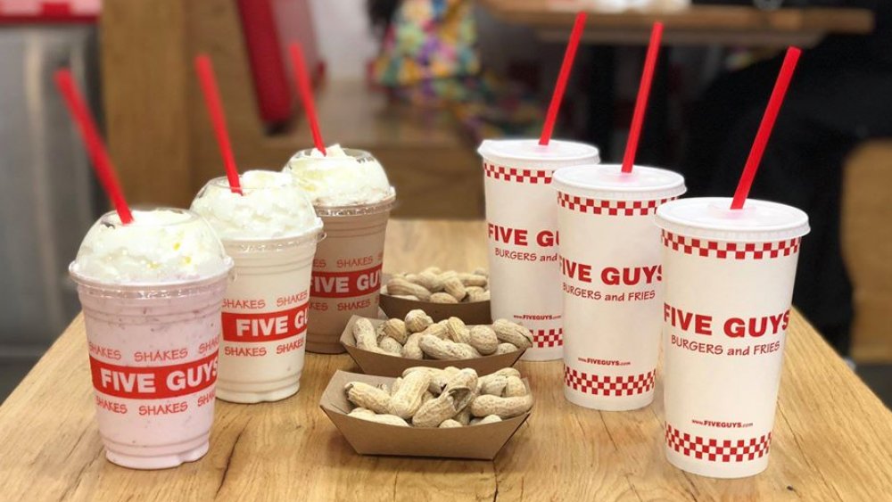 Five Guys milkshakes