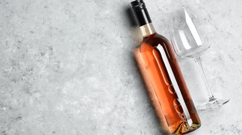 Bottle of Rosé Wine