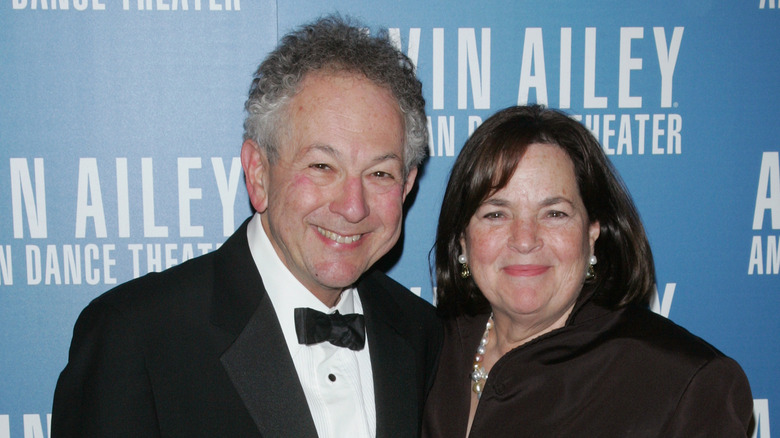 Jeffrey Garten and Ina Garten smiling