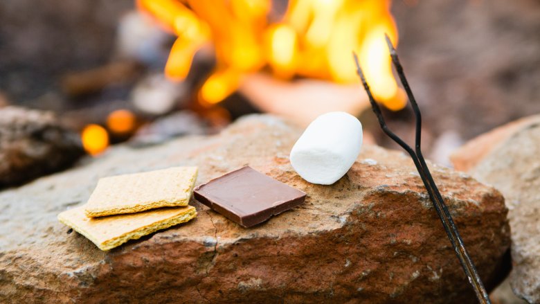 S'mores and campfire